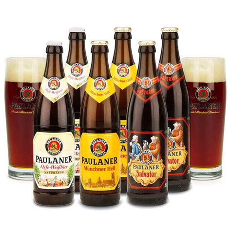 6 Paulaner Beers and 2 tasting glasses discovery offer - Paulaner