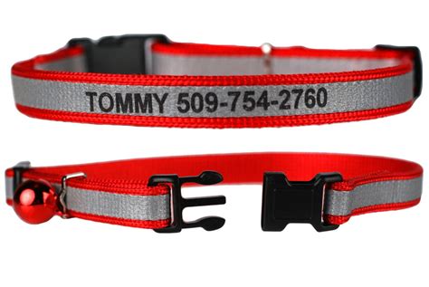 Reflective Cat Collars | Personalized Breakaway Cat Collars – GoTags