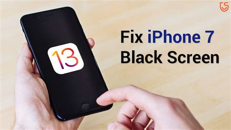 How to Fix iPhone 7 Stuck on Black Screen iOS 13 (2020 Guide) - YouTube