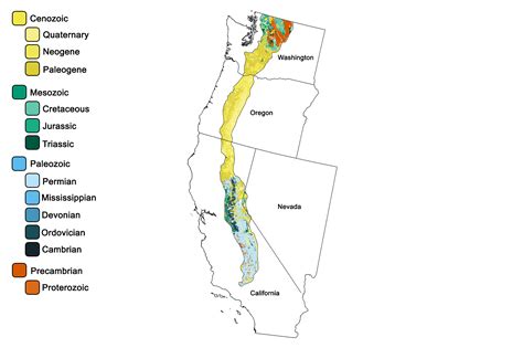 Cascade Range Map