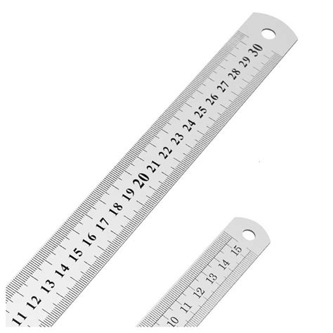 Stainless Steel Ruler 12 inches + 6 inches | Lazada PH