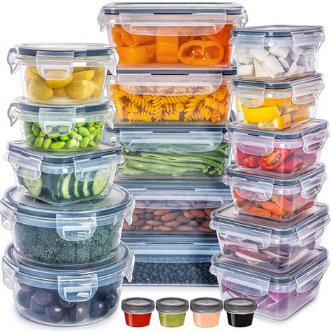 Fullstar Food Storage Containers with Lids, Set of 20