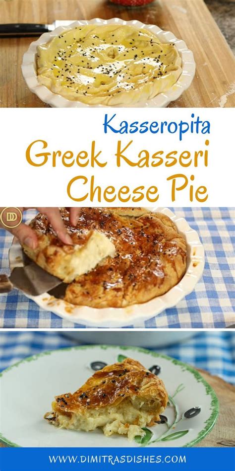 Kasseropita: Greek Kasseri Cheese Pie | Recipe | Greek cooking, Greek ...