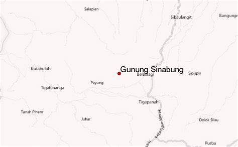 Gunung Sinabung Mountain Information