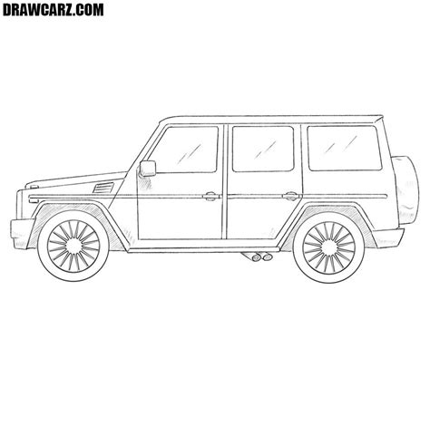 How to Draw a Mercedes-Benz G-Class