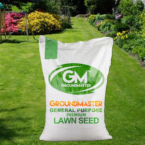 GroundMaster General Purpose Garden Premium Back Lawn Grass Seed ...