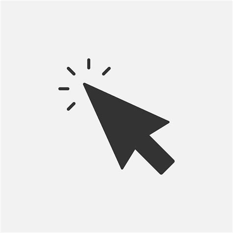 Premium Vector | Click icon cursor sign clicking arrow mouse cursor ...