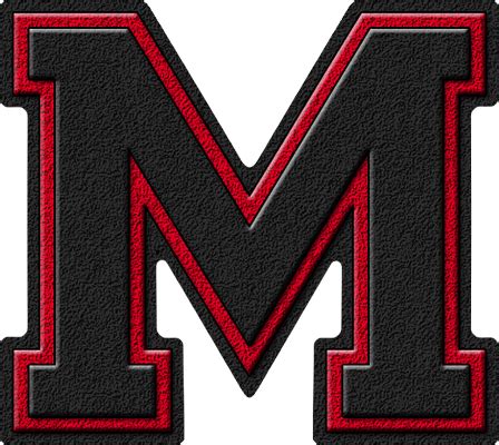 Red Black M Logo - LogoDix