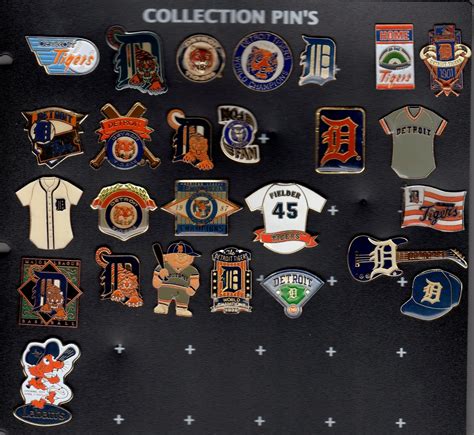 baseball pin collection display collecting : MLB team club baseball pin ...