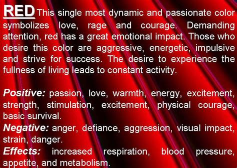 Red Meaning - Red Color Psychology