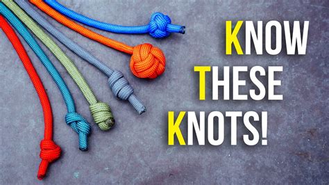 6 Single Strand Stopper Knots You Should Know! - YouTube