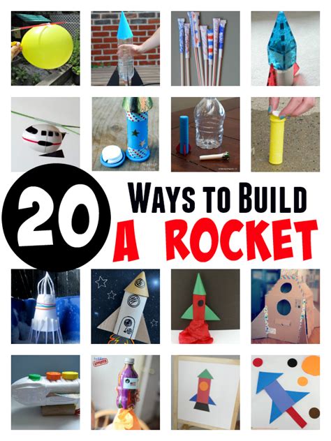 20 Ways to Build a Rocket: Experiments and Crafts | Inspiration ...