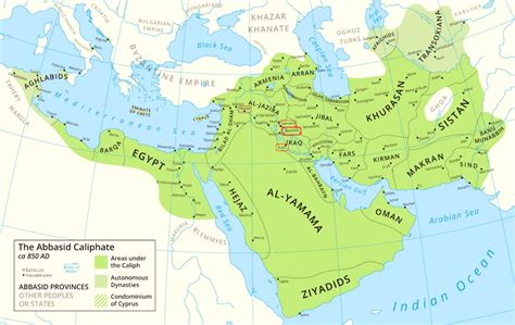 Abbasid_Caliphate_850AD-copy | Nghiên Cứu Lịch Sử