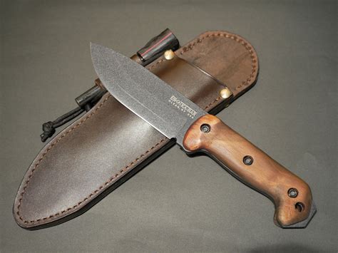 Bushcraft Leather Sheath for KA-BAR BK2, Dark Brown - Etsy