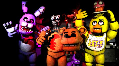 FNaF 1 Animatronics by Bandz68 on DeviantArt