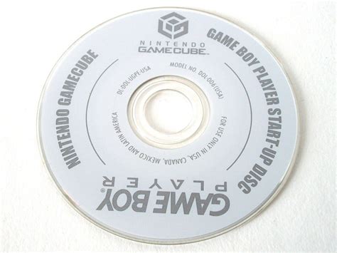 Nintendo GameCube Game Boy Player Startup Disc Disk Only USA Gameboy ...