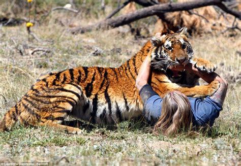 Dramatic pictures show the moment a father-of-two is mauled in horrific ...