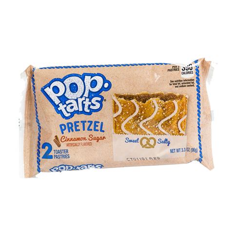 Pop-Tarts Pretzel Cinnamon Sugar Open and Fold | Candy Funhouse