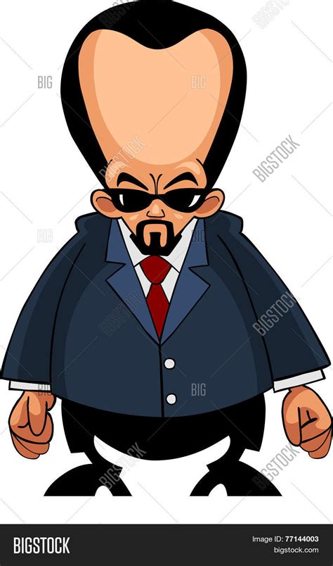 Cartoon Man Big Head Vector & Photo (Free Trial) | Bigstock