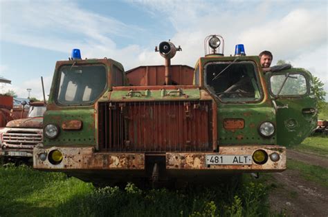 Visiting the Museum of Soviet Vehicles in Estonia