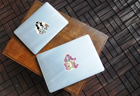 Ofeminin & Girl Power Laptop Stickers on Behance