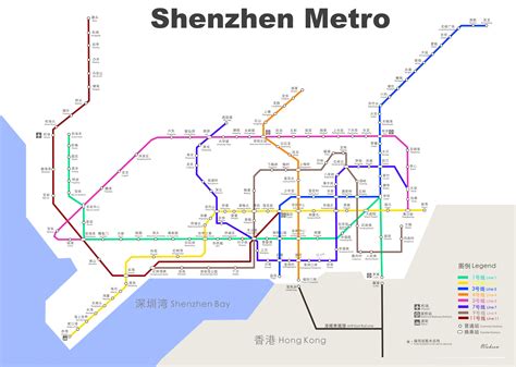 Shenzhen metro map - Ontheworldmap.com