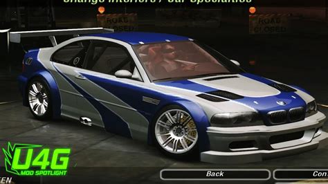 BMW M3 GTR Most Wanted Need For Speed Underground 2 Mod Spotlight U4G ...