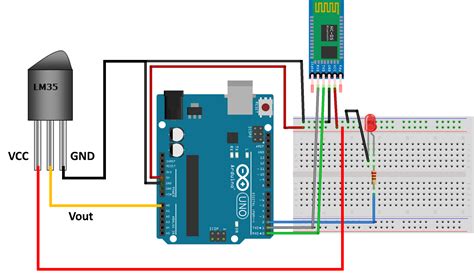 Temperature Monitoring System using Bluetooth and Arduino