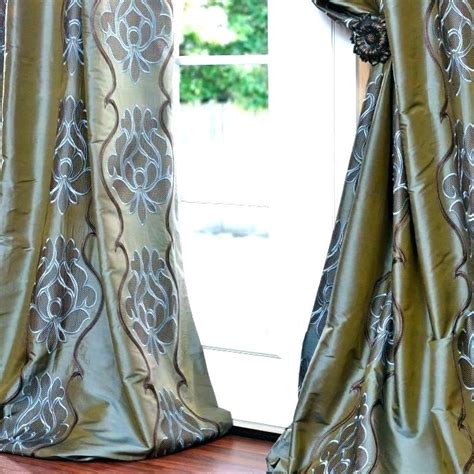 50 Ideas of Vintage Faux Textured Dupioni Silk Curtain Panels