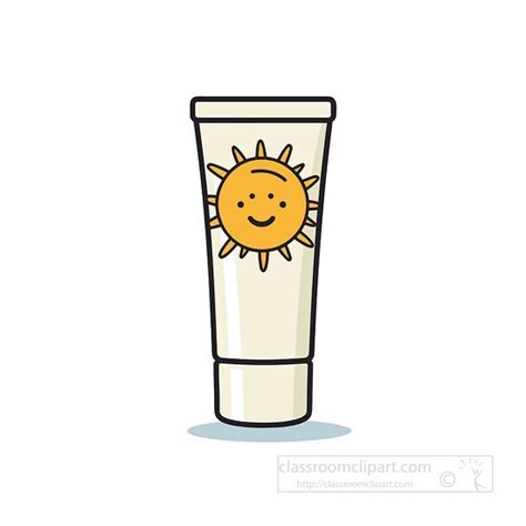 Camping Clipart-sunscreen lotion clip art