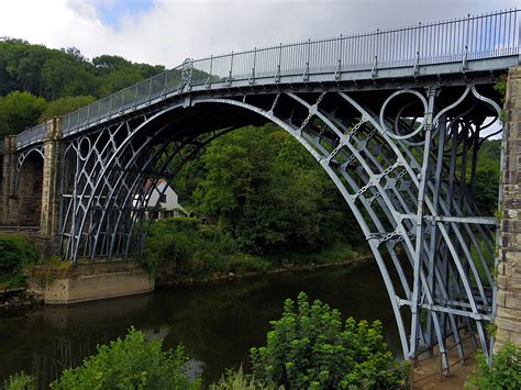 The Iron Bridge at Coalbrookdale... | At his ironworks in Co… | Flickr