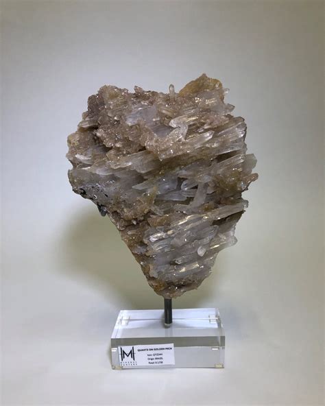 Quartz on Golden Mica | William & Wesley Co.