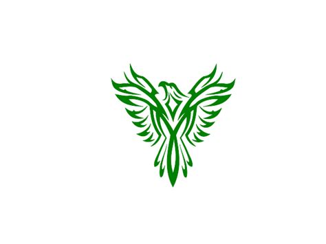 Green Phoenix Clip Art at Clker.com - vector clip art online, royalty ...