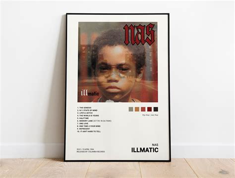 Nas - Illmatic Album Cover Poster | Architeg Prints