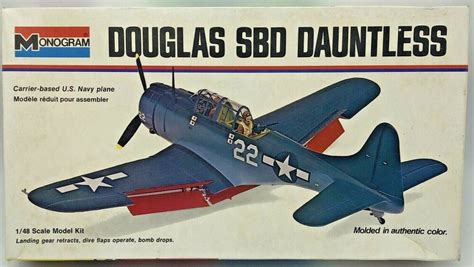 Monogram Model Kit 1:48 Scale Douglas SBD Dauntless Carrier Based US ...