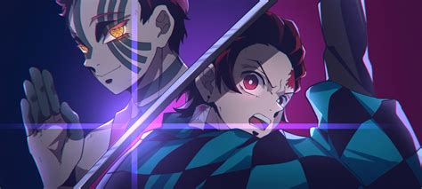 2400x1080 Akaza x Tanjiro Kamado HD Demon Slayer: Kimetsu no Yaiba Art ...