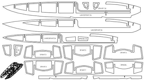 Rc Catamaran Hull Plans | Model boat plans, Rc boats plans, Catamaran