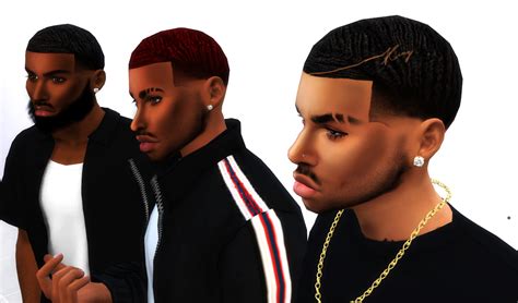 Deep Waves | Sims 4 hair male, Sims hair, Sims 4 black hair