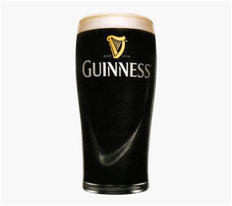 Guinness Gold Logo Pint Glass 2 Pack - Transparent Pint Of Guinness, HD ...