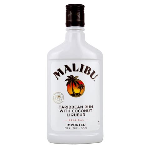 Malibu Coconut Rum 375ml – Luekens Wine & Spirits