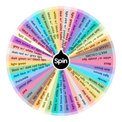 Hair color picker wheel - asseloan