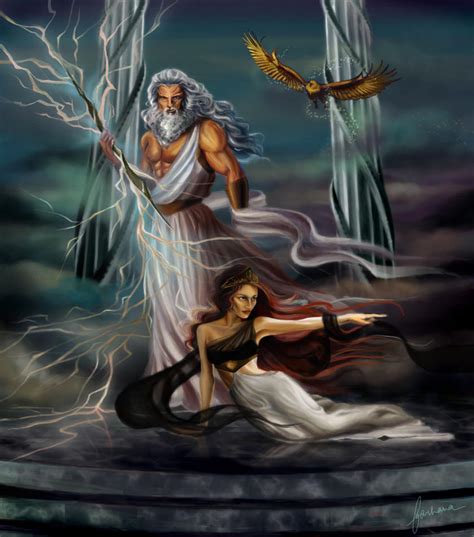 Zeus and Hera by dewmanna on DeviantArt