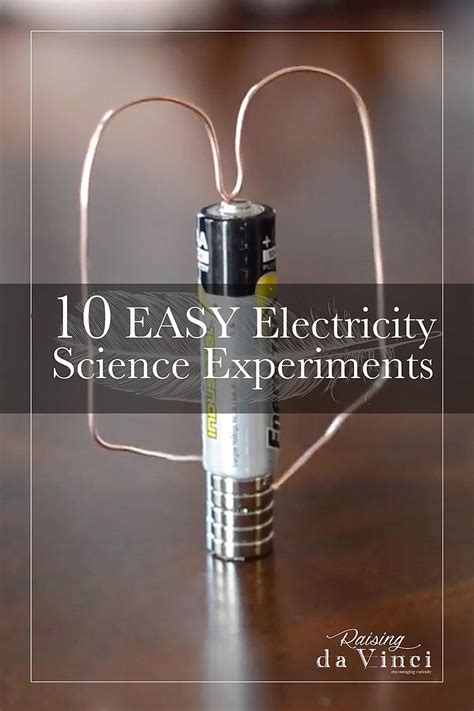 10 Easy Electricity Science Experiments | Electricity science ...