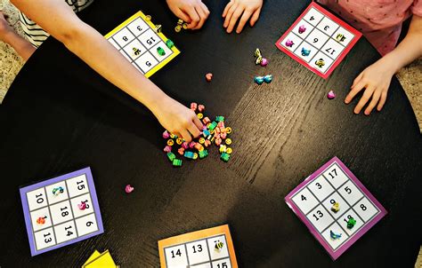 Fun Math Games for Kids Junior Number BINGO - Hands-On Teaching Ideas