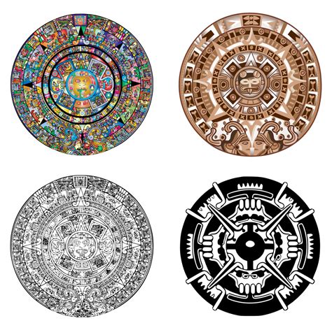 Aztec Calendar SVG – MasterBundles