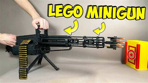 WORKING LEGO Minigun / Lego Gun Tutorial - YouTube