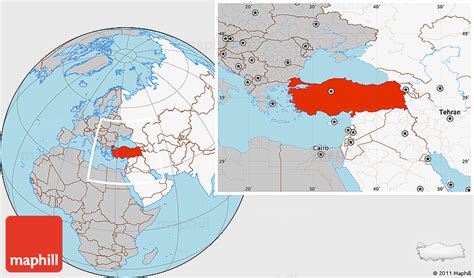 Turkey World Map