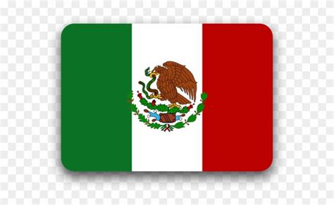 Bandera De México, Flat Style - Mexico Flag 2018, HD Png Download ...