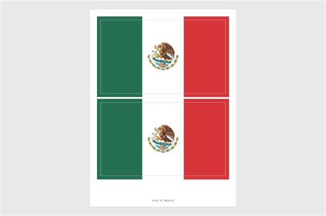 Mexico Flag Sticker, Weatherproof Vinyl Mexican Flag Stickers ...