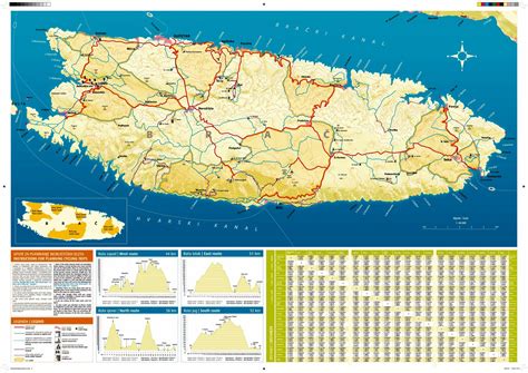 Stadtplan von Brac Insel | Detaillierte gedruckte Karten von Brac Insel ...